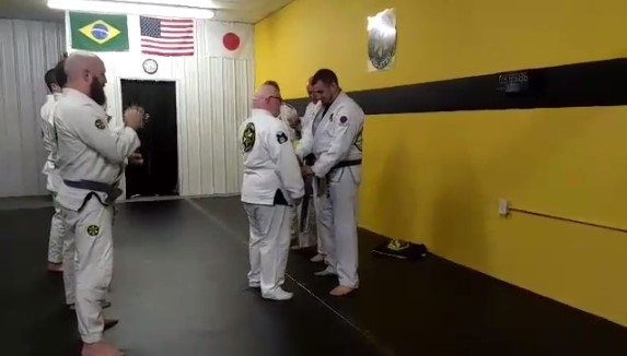 BJJ Student with Down syndrome got his Blue Belt.