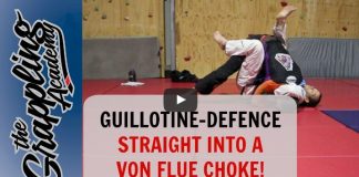 A Guillotine Defence Straight Into a Von Flue Choke – Tom Davey