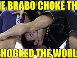 brabo Choke that tapped marcelo garcia