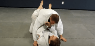 Cross Choke from Guard with Plenty of Details