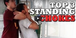 top three standg chokes for a street fight