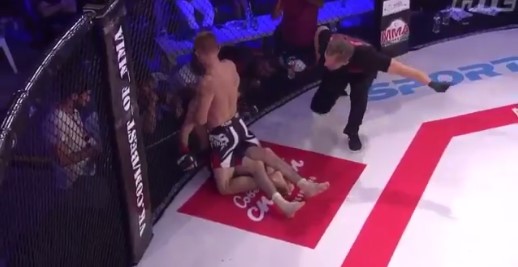 knocked out fighter woke up and knocked out his opponent