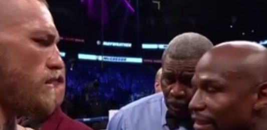 Secret microphone captures what ref really said to Conor and Floyd
