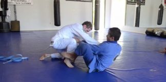 Blue Belt Taps Out Black Belt