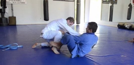 Blue Belt Taps Out Black Belt