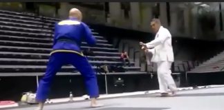 Rickson Gracie teaching us how to close the distance in a street fight