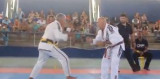 BJJ Coral Belt vs Coral Belt at Copa Gandu Fight Jiu Jitsu