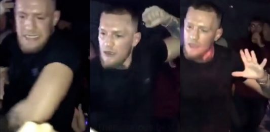 Conor McGregor in nightclub completely wasted