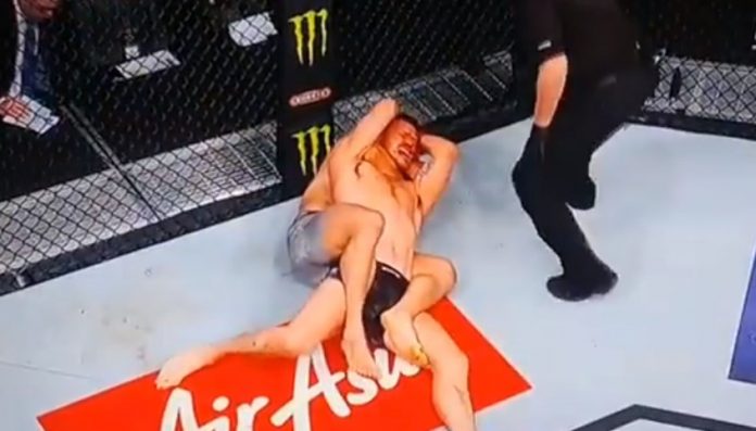 Georges St-Pierre Choked Michael Bisping Unconscious To Become Two-Division UFC Champion!