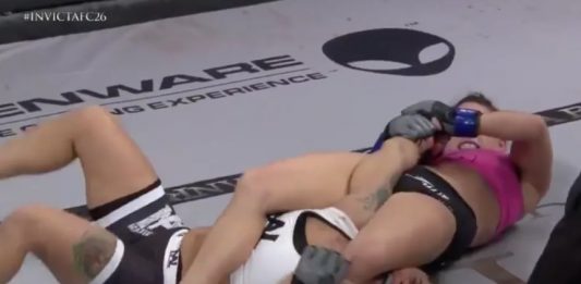 Watch Mackenzie Dern Armbar on Kaline Mendeiros at Invicta FC 26