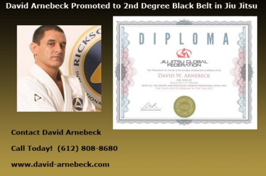 David W. Arnebeck's 2nd degree Black Belt promotion