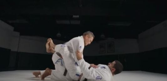 Rickson Gracie Closed Guard Pass with an Arm In Stack Pass