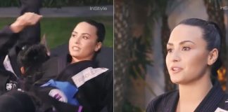 Demi Lovato Demonstrating Her Favorite Jiu Jitsu Moves