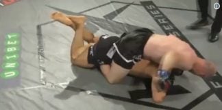 MMA Fighter Submits a Guy Who Was on His Back