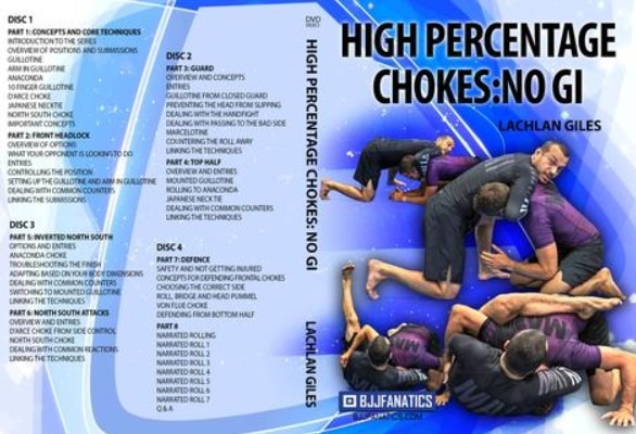 Lachlan Giles DVD - High Prcentage Chokes No Gi