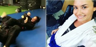 Demi Lovato Shows Some Moves And Talks About Jiu-Jitsu with Charlie Hunnam