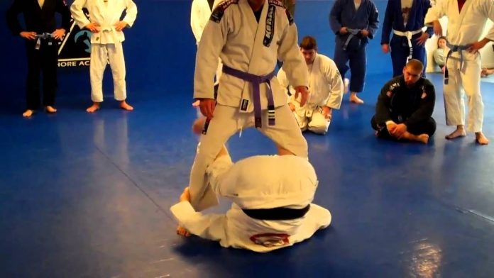 Inverted guard jiu-Jitsu