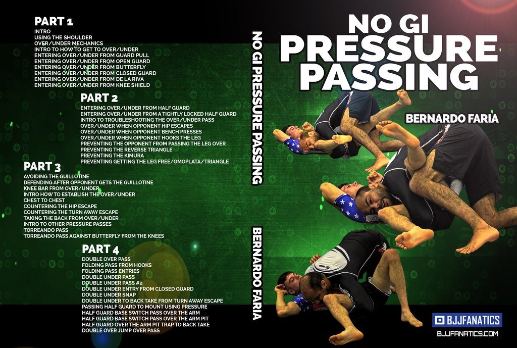 Review No-Gi Pressure Passing DVD Bernardo Faria, Best BJJ DVD For 2019 