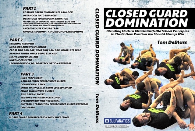 Closed Guard Domination Tom DeBlass DVD