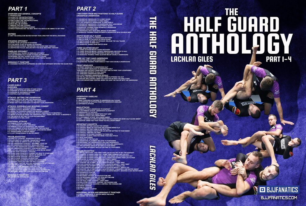 Lachlan Giles DVD Instructional the half guard anthology Best BJJ DVD Of 2019 