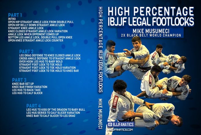 Mikey Musumeci DVD: High Percentage IBJJF Legal Footlocks