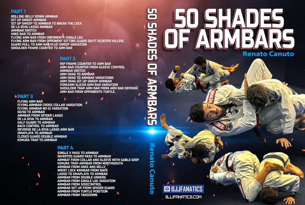 Review Of 50 Shades Of Armbar Renato Canuto best BJJ DVD 