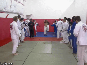 The BJJ Belt Gauntlet Ritual Of Hazing During Promotion