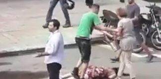 Grandma Chokes Woman Unconscious