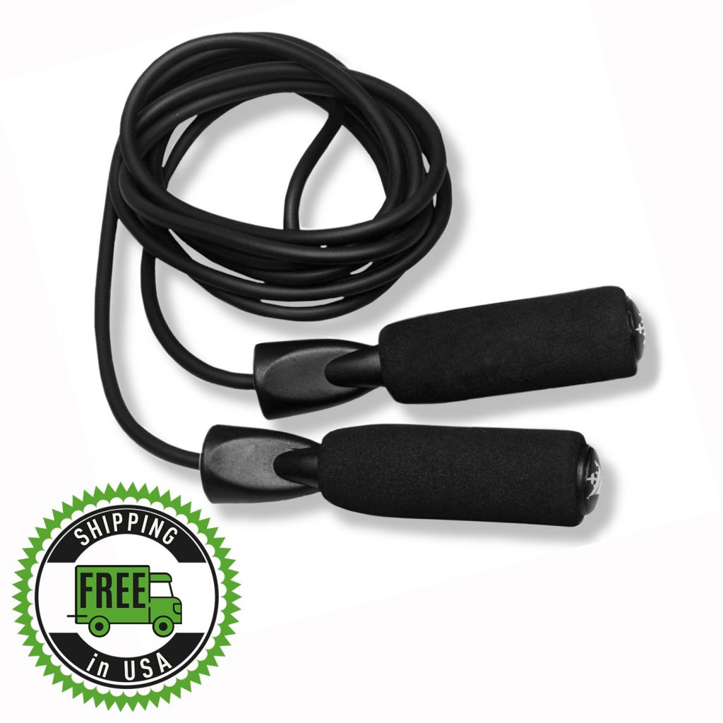 King Athletic Jump Rope Skipping Rope for Workout and Speed Skip Training Jumping Ropes for Fitness Exercise