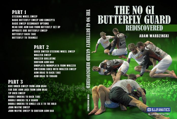 No-Gi Butterfly Guard Rediscovered Is an Adam Wardzinski BJJ DVD that will change your guard game forever
