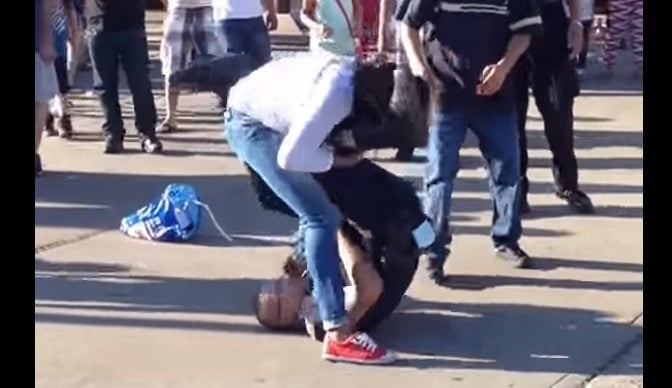 Cop vs Thief: White Belt Cop Armbar Attempt Gets Countered by Woman