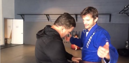 Ashton Kutcher BJJ Brown Belt