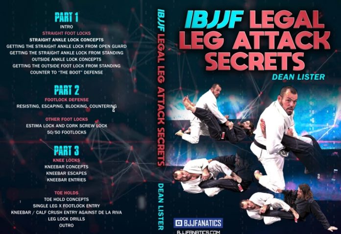 Dean Lister DVD Review: IBJJF Legal Leg Attack Secrets Cover