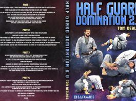 Tom DeBlass Instructional DVD Review: Half Guard Domination 2.0 Cover