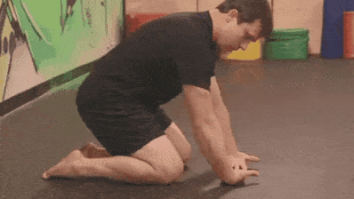 Doing Deep Stretches For BJJ wrist flexion