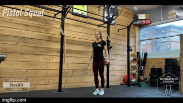 Gymnastic leg exercises for grapplers - pistol squat