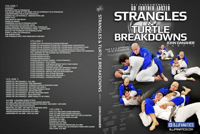 John Danaher BJJ DVD Review – Strangles And Turtle Breakdowns Cover