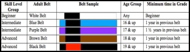 Juvenile & Adult Belt System