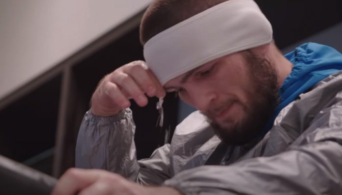 (VIDEO) Watch Khabib lose weight before the fight with Gaethje
