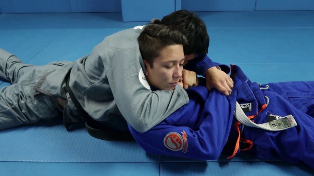 Jiu-Jitsu Choke chest compression