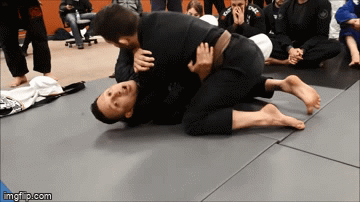 Escaping side control into and armlock