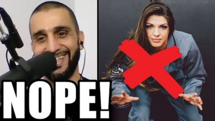 MMA coach Firas Zahabi, gives his thoughts on rolling with girls. He doesn't roll with females in wrestling or Jiu Jitsu, Firas explains why.