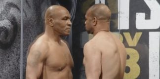 Mike Tyson and Roy Jones Jr. got into a serious fight, the match ended without a winner