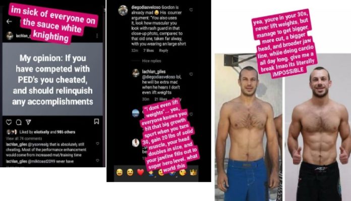 Gordon Ryan Accuses Lachlan Giles for Steroids Use, Lachlan Fires Back With $500k Bet
