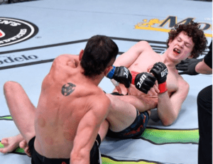 Chase Hooper Heel Hook submission at UFC 256