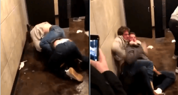 Spencer Jones in a bar fight with a kid training MMA