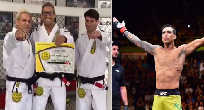 Charles Oliveira 3rd degree BJJ Black Belt