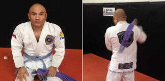 Man Promotes Himself to Purple Belt in BJJ & Gives Himself a Gauntlet