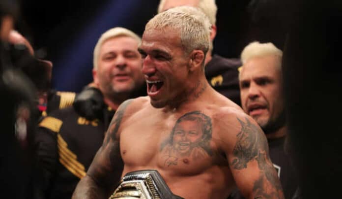 Charles Oliveira Chokes Poirier With Standing RNC to Retain Lightweight Title at UFC 269