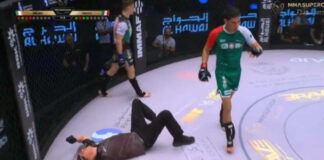 Mexican MMA Fighter Attractively Knocks out a Referee, and Walks Away To His Corner